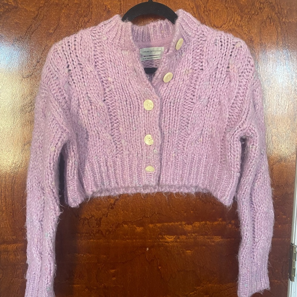 Cropped urban outfitters cardigan